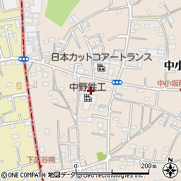 埼玉県坂戸市中小坂916-7周辺の地図