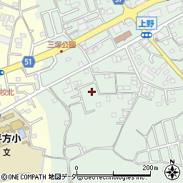 埼玉県上尾市上野141周辺の地図