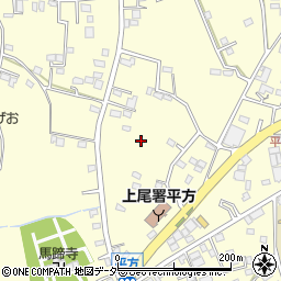 埼玉県上尾市平方周辺の地図