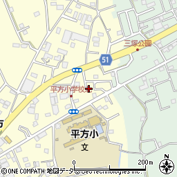 埼玉県上尾市平方1565-5周辺の地図