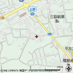 埼玉県上尾市上野205-1周辺の地図