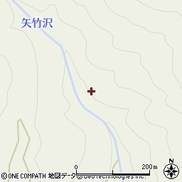 矢竹沢周辺の地図