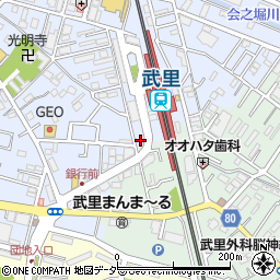 埼玉県春日部市大場1090周辺の地図