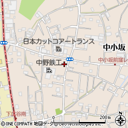 埼玉県坂戸市中小坂915-5周辺の地図