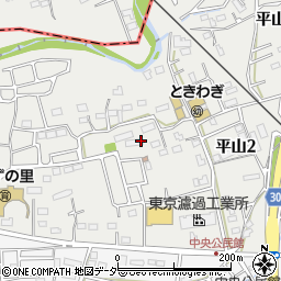 埼玉県毛呂山町（入間郡）平山周辺の地図
