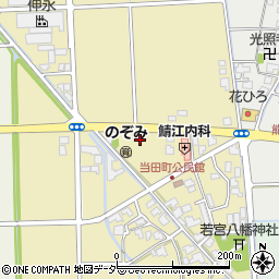 福井県鯖江市当田町周辺の地図