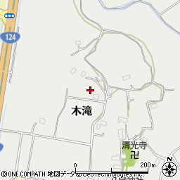 茨城県鹿嶋市木滝周辺の地図