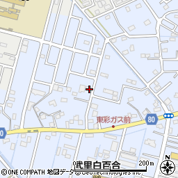 埼玉県春日部市大場1590周辺の地図