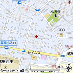 埼玉県春日部市大場1323周辺の地図