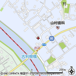 埼玉県春日部市赤沼220周辺の地図