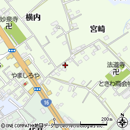 千葉県野田市宮崎274-8周辺の地図