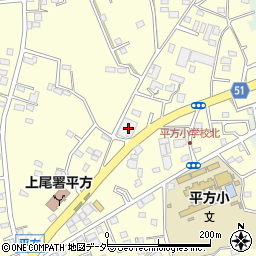 埼玉県上尾市平方1666周辺の地図