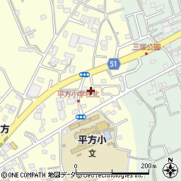 埼玉県上尾市平方1565周辺の地図