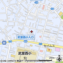 埼玉県春日部市大場1407周辺の地図