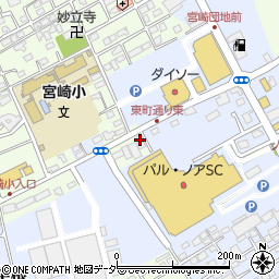 千葉県野田市宮崎53-11周辺の地図