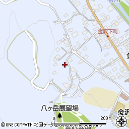 長野県茅野市金沢877周辺の地図