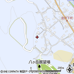 長野県茅野市金沢934-2周辺の地図