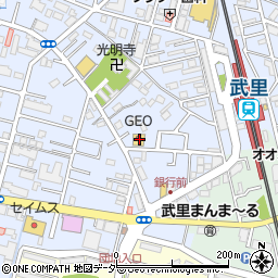 埼玉県春日部市大場1077周辺の地図
