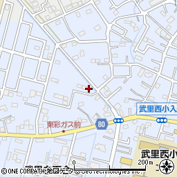 埼玉県春日部市大場1534周辺の地図