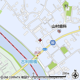 埼玉県春日部市赤沼797周辺の地図