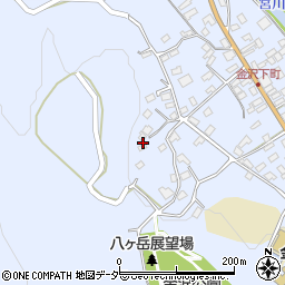 長野県茅野市金沢956周辺の地図
