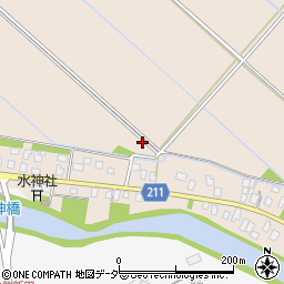 茨城県つくばみらい市伊丹周辺の地図