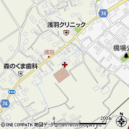 埼玉県坂戸市浅羽1153周辺の地図