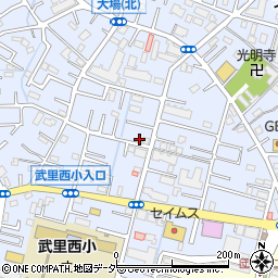 埼玉県春日部市大場1371周辺の地図