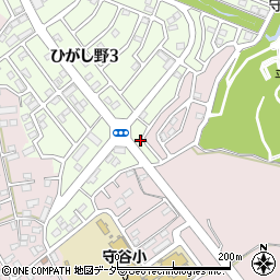 茨城県守谷市ひがし野3丁目30周辺の地図