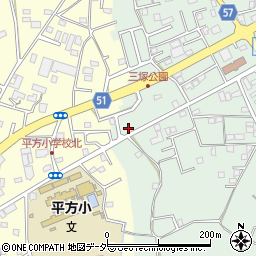 埼玉県上尾市上野104-4周辺の地図