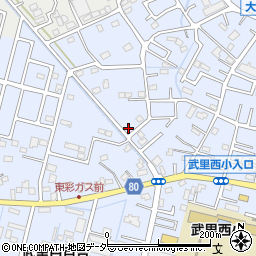 埼玉県春日部市大場1509周辺の地図