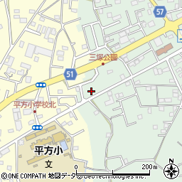 埼玉県上尾市上野104-5周辺の地図