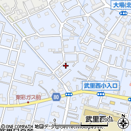 埼玉県春日部市大場1511周辺の地図