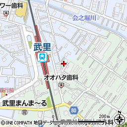 埼玉県春日部市大畑1171周辺の地図