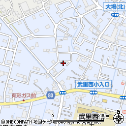 埼玉県春日部市大場1501周辺の地図