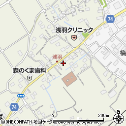 埼玉県坂戸市浅羽1128周辺の地図