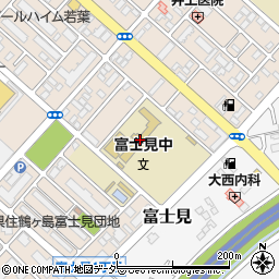 鶴ヶ島市立富士見中学校周辺の地図