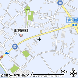 埼玉県春日部市赤沼884周辺の地図
