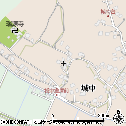 茨城県つくばみらい市城中222-1周辺の地図