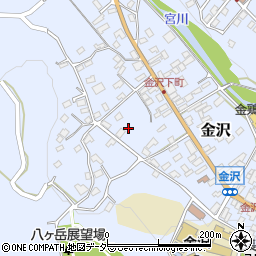 長野県茅野市金沢867周辺の地図