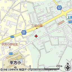 埼玉県上尾市上野104-10周辺の地図