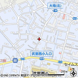 埼玉県春日部市大場1428周辺の地図