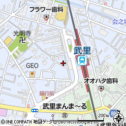 埼玉県春日部市大場1113周辺の地図