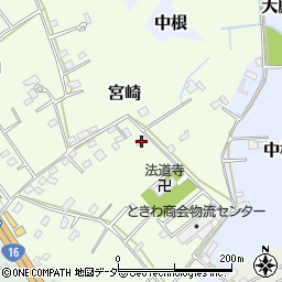 千葉県野田市宮崎277周辺の地図