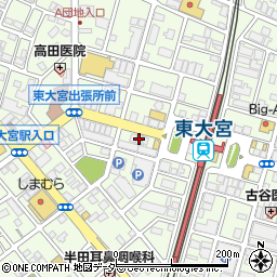 東大宮駅前ビルディング周辺の地図