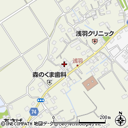 埼玉県坂戸市浅羽1539周辺の地図