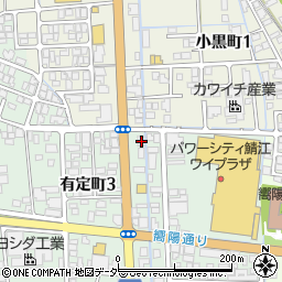 カレーハウスＣｏＣｏ壱番屋鯖江有定町店周辺の地図