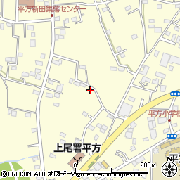 埼玉県上尾市平方1771周辺の地図