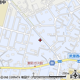 埼玉県春日部市大場1536周辺の地図