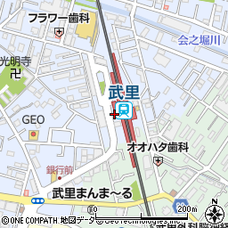 埼玉県春日部市大場1096周辺の地図